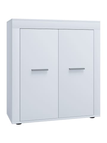 ebuy24 Sideboard Usilo weiß Weiß 80 x 35 cm