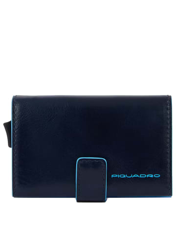 Piquadro Blue Square - Kreditkartenetui 11cc 10 cm RFID in night blue