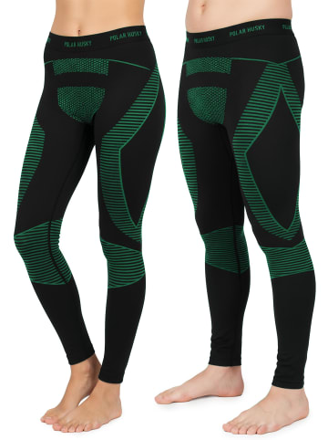 Polar Husky 1x Lange Thermounterhose Unisex Super Active Ride in Grün
