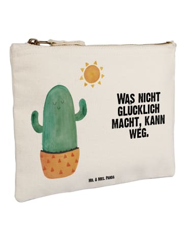 Mr. & Mrs. Panda Etui Kaktus Sonne mit Spruch in Weiß