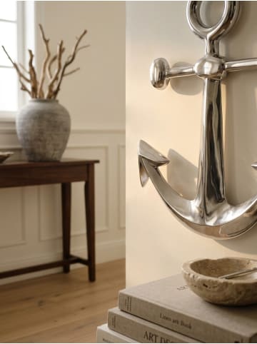 KADIMA DESIGN Dekofigur ANKER Aluminium Dekoration poliert 62