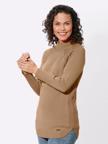 WITT WEIDEN Longpullover in camel