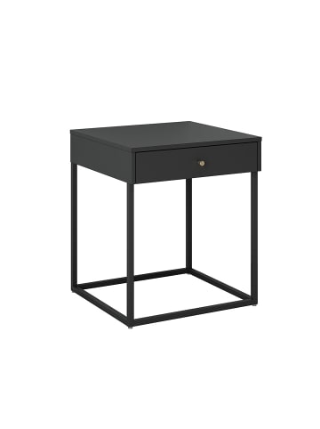ebuy24 Nachttisch Pops Schwarz 41 x 43 cm