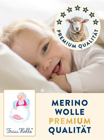 Frau Holle  BABY Babykopfkissen ''NATUR'' in Naturweiß