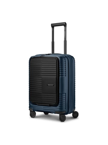 Redolz Essentials 17 2.0 4 Rollen Kabinentrolley 55 cm Laptopfach mit Dehnfalte in navy