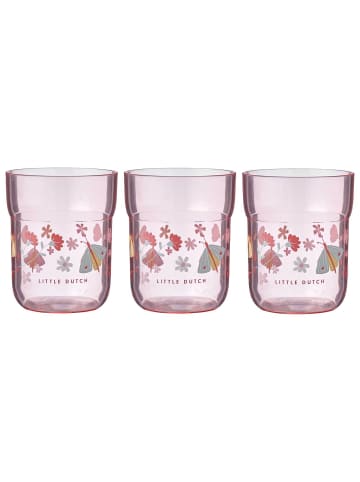 Mepal 3er Set Kinder-Trinkgläser Mio 250 ml in Flowers & Butterflies