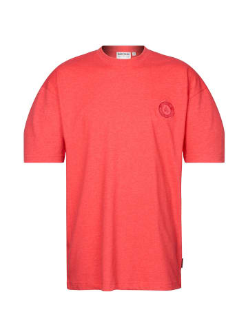 naketano Oversize T-Shirt Big Adonis Cherry Red Melange