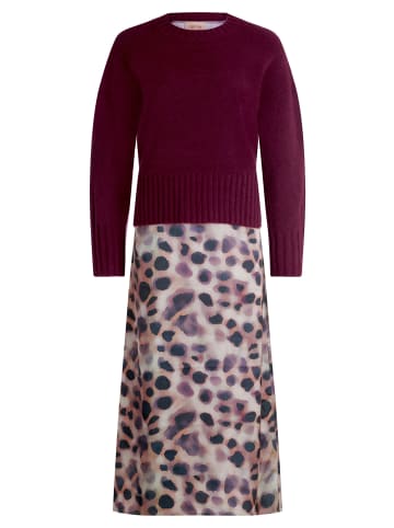 CARTOON Midikleid 2er Set in Taupe/Violett