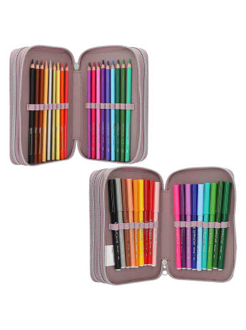 Depesche 2er Set Schul-Set BLOOMING KITTY TOPModel in flieder