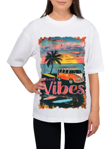 Reichstadt Reichstadt Oversized T-Shirt Damen  24RSW057 Surfside Vibes S