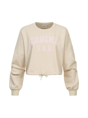 ONLY ONLY Rundhalsausschnitt in beige