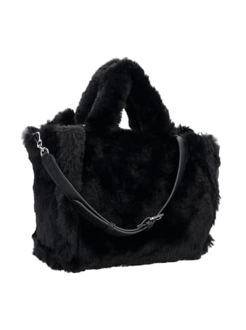 Juicy Couture Iris Fur Shopper Tasche M 32 cm in black