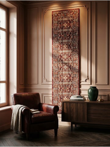 KADIMA DESIGN Hochflor-Teppich Kuschelig GLAZERT Weich Berber Wohnzimmer in Rot