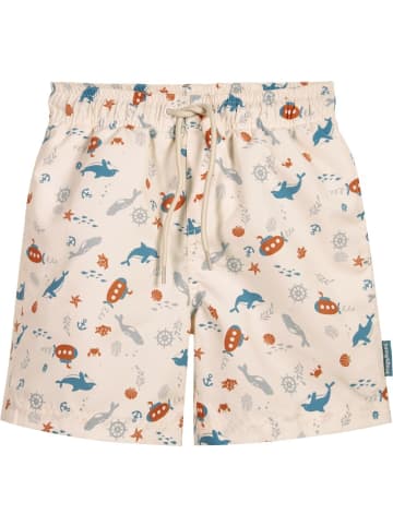 Playshoes Kinder Badeshort "Beach-Short Meeresfreunde" in Weiß