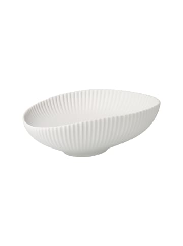 Goebel Schale " Raindrop " in Biskuit weiß