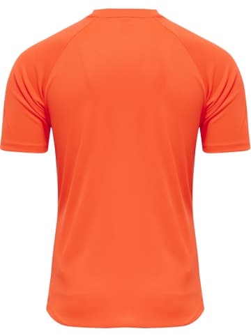 Hummel T-Shirt "Hmldavid Jersey S/S" in Orange