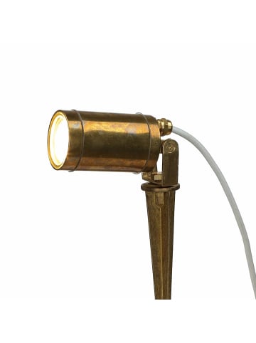 Licht-Erlebnisse Wegeleuchte (B)6 x (L)6 x (H)27 cm in MessingMessing