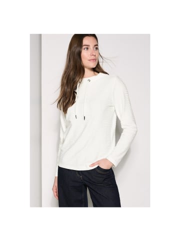 Cecil Langarmshirt in vanilla white