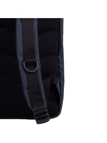 SANDQVIST Stream Slim Rolltop - Rucksack 16" 65 cm (black) in navy