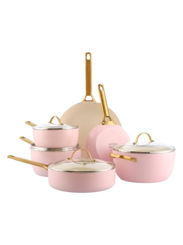 GREENPAN Pfannen-Set Padova Reserve (CC008483-001) 6-tlg. Set in rosa