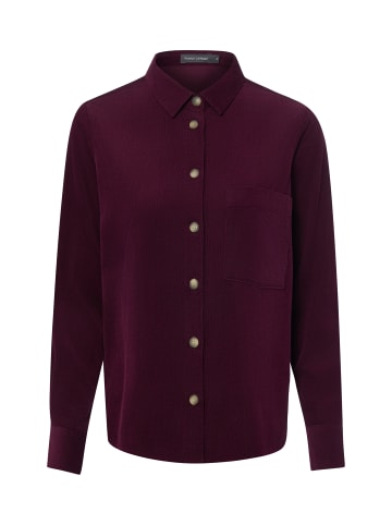 Franco Callegari Cordbluse in aubergine - 0002