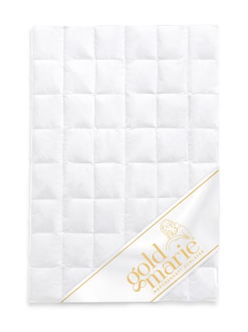 Goldmarie GOLDIE Ganzjahresbettdecke ''MEDIUM'' in Weiß