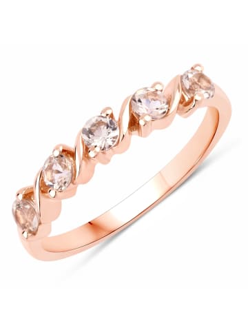 Rafaela Donata Ring Sterling Silber rosévergoldet Morganit rosa in roségold