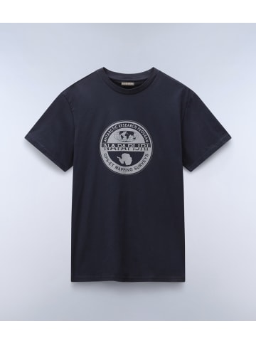 Napapijri T-Shirt "S-Bollo Ss 2" in Blau