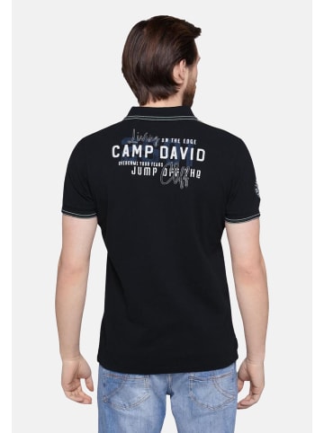 CAMP DAVID  Poloshirt 'Base Jumping' in dunkelblau