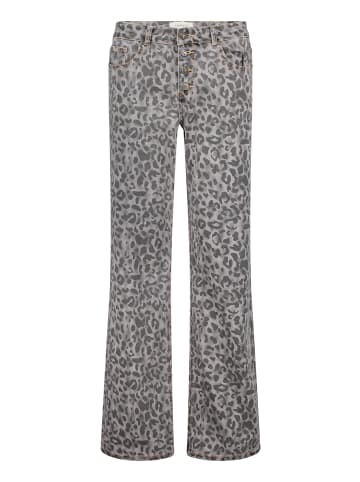 CARTOON Stretch-Jeans mit Muster in Grau/Grau