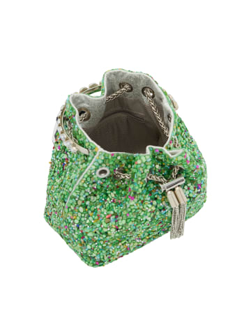 faina Women Bucket Bag in Green Multicolor