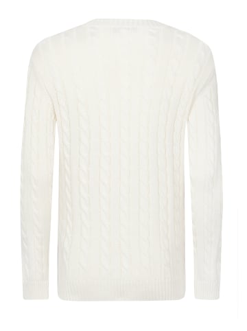 Felix Hardy Zopfmuster Pullover in Ecru