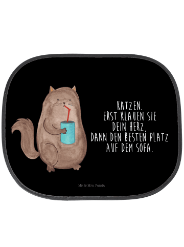 Mr. & Mrs. Panda Sonnenschutz Auto Katze Dose mit Spruch in Schwarz