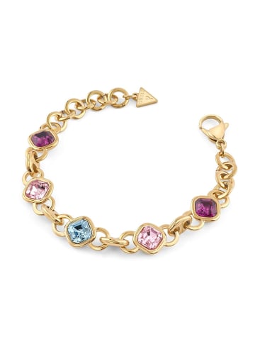 Guess Damen-Armband Multi Crystals Goldfarben S