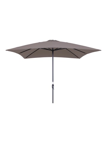 GMD Living Sonnenschirm / Marktschirm LOTUS aus Aluminium in Farbe Taupe