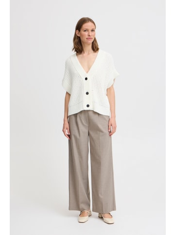 b. young Strickweste BYOTINKA Baggy fit in Marshmallow