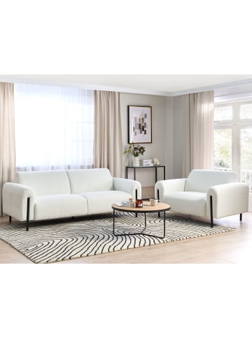 Beliani 2-tlg Sitzgruppe ASKIM in Weiß/Schwarz