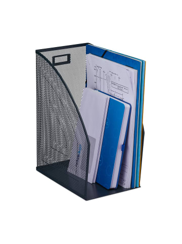 relaxdays 3 x Stehsammler in Anthrazit- (B)16 x (H)32 x (T)24,5 cm