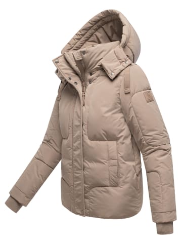 Navahoo Steppjacke Zauberlicht 14 in Taupe Grey