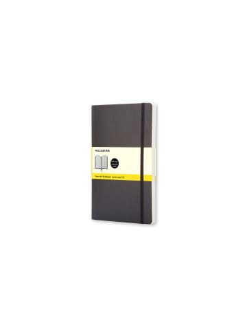 Moleskine Notizbuch mit weichem Einband, 70g-Papier, Kariert "Classic" in Schwarz