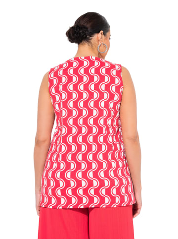 Ulla Popken Strick-Top in neon rot