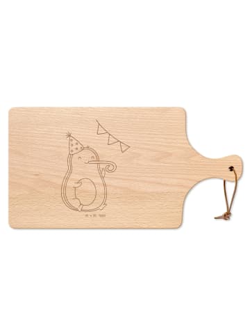 Mr. & Mrs. Panda brotzeitbrettchen Avocado Party Zeit ohne Spruch in Transparent