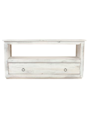 MCW TV-Rack, Shabby-Look Vintage, Weiß