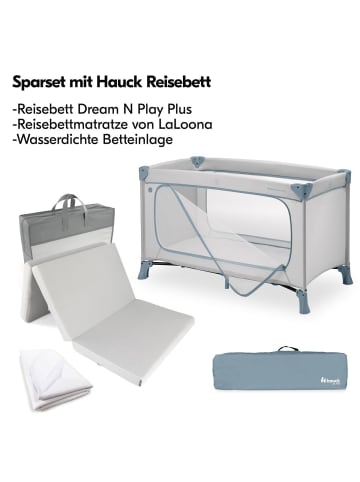 Hauck Reisebett Set Dream N Play Plus in blue