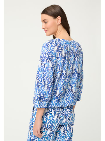 Olsen Blusenshirt in indigo ecru