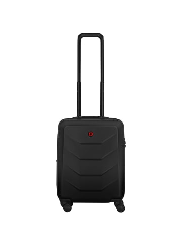 Wenger Prymo 4 Rollen Kabinentrolley 55 cm mit Dehnfalte black