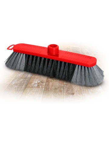 Novaliv Novaliv Zimmerbesen 30 cm FEINE KUNSTBORSTEN Kehrbesen Rot Saalbesen - in Rot