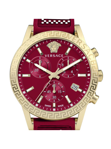 Versace Analoguhr für Damen in rot