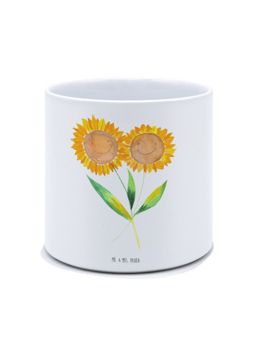 Mr. & Mrs. Panda Pflanzkübel Blume Sonnenblume ohne Spruch in Weiß