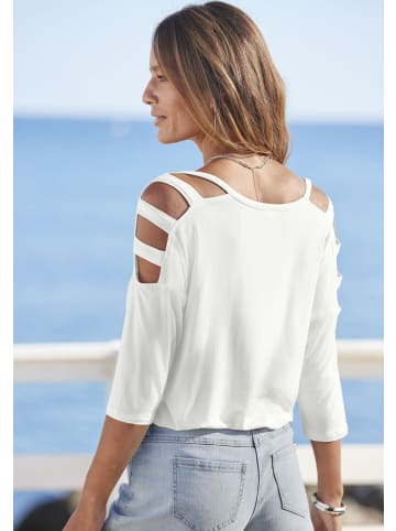 LASCANA 3/4-Arm-Shirt in creme